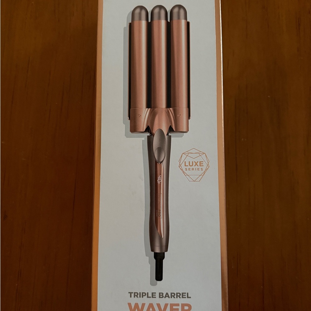 Triple Barrel Waver - Rose Gold